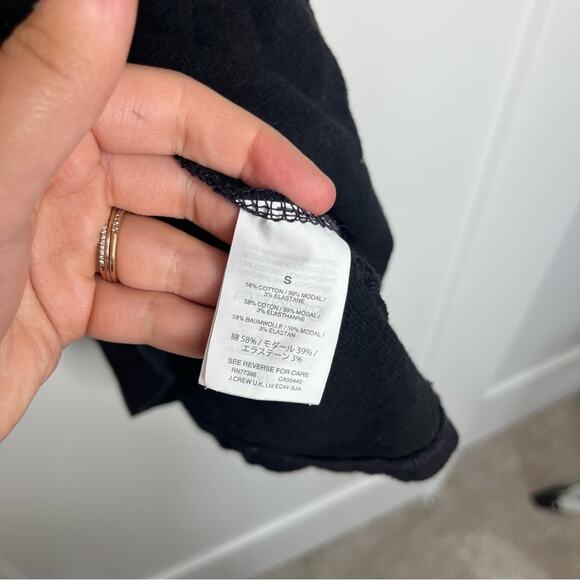 Madewell True Black Stretch Knit Audio Tank Top Size Small - Picture 4 of 6